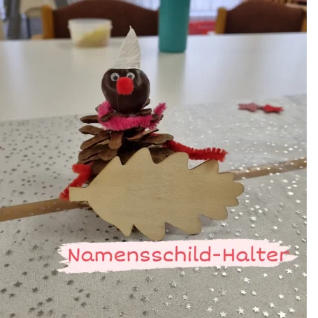Winterliche Namensschildchen
