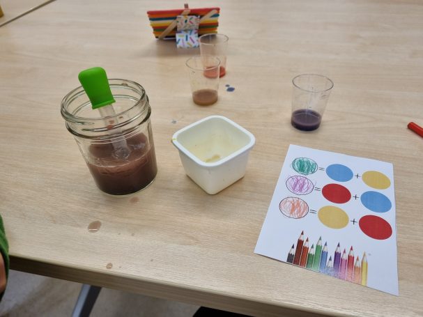 Farben mischen macht Spaß